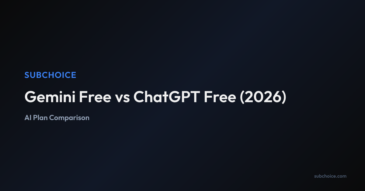 Gemini Free vs ChatGPT Free (2026)